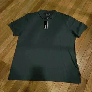 Bench Men's Polo Shirt 2XL Steel Gray Short Sleeve Classic Fit